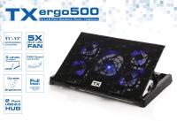 TX Ergo500 5x Fan'lı, 6x Yükseklik Ayarlı,2x Usb Hub'lı, 11